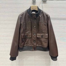 브루넬로쿠치넬리 Brunello Cucinelli 여성 가죽 패딩 BC071