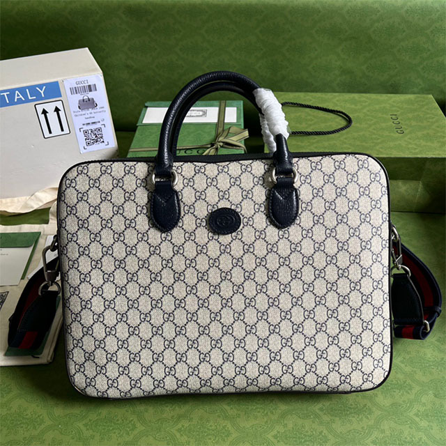 구찌 GUCCI 인터로킹 브리프케이스 674140 GU1172