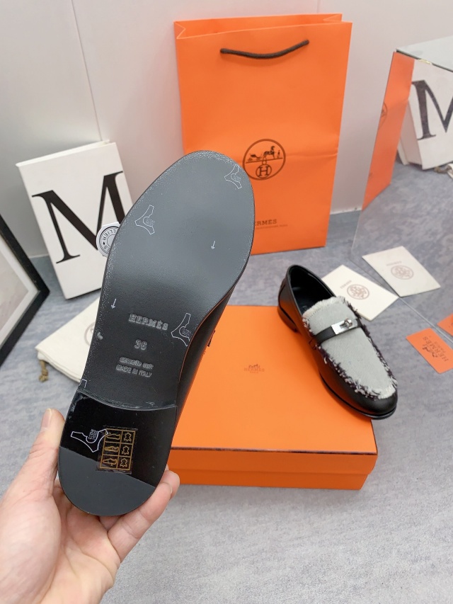 에르메스 HERMES 여성 로퍼 H09039