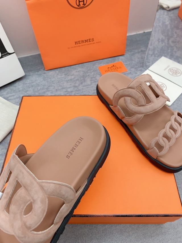 에르메스 HERMES 남여공용 슬리퍼 H09049