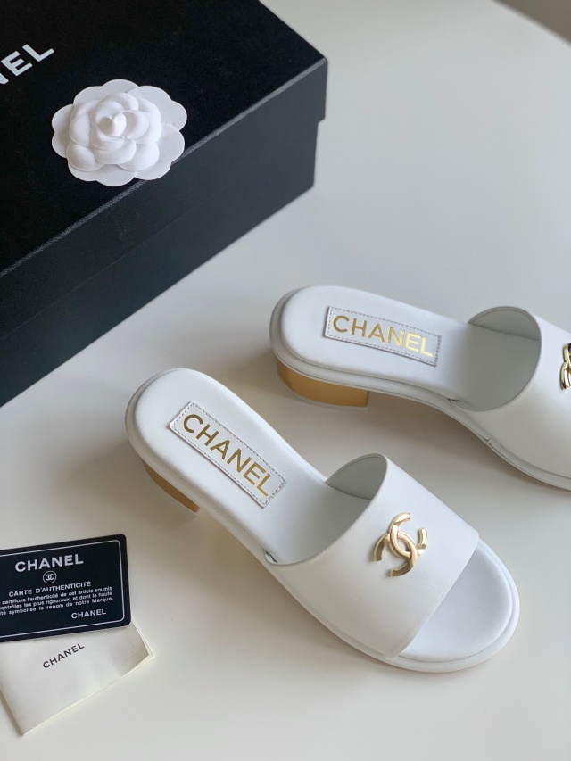 샤넬 CHANEL 여성 슬리퍼 C01382