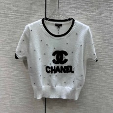 샤넬 CHANEL 여성 니트 반팔 CL0206