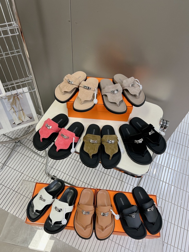 에르메스 HERMES  남여공용 슬리퍼 H09093