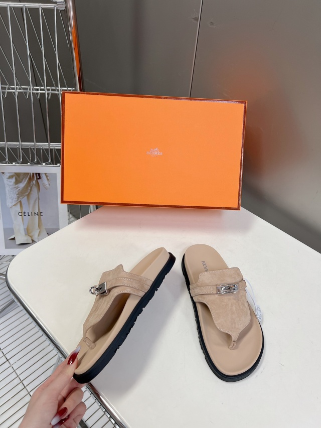 에르메스 HERMES  남여공용 슬리퍼 H09093