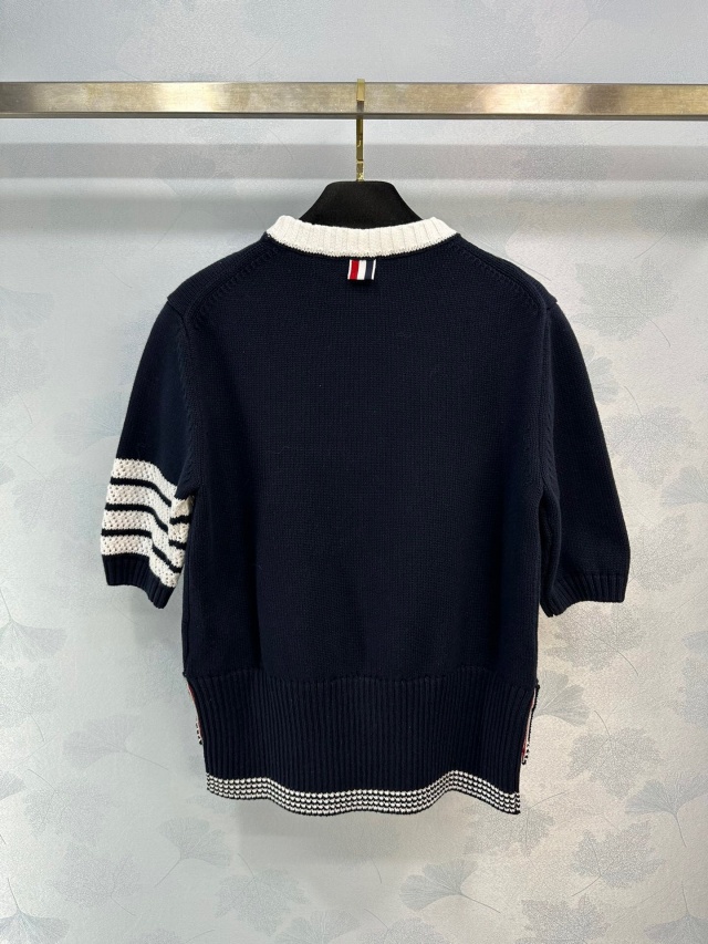 톰브라운 THOMBROWNE 여성 니트 반팔 T5032