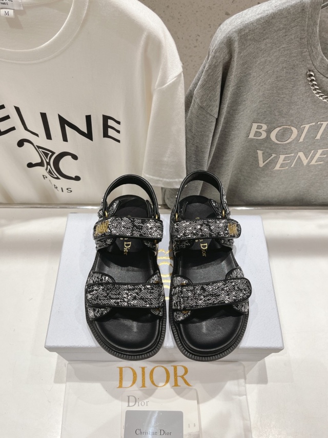 디올 DIOR 여성 슬리퍼 D17691