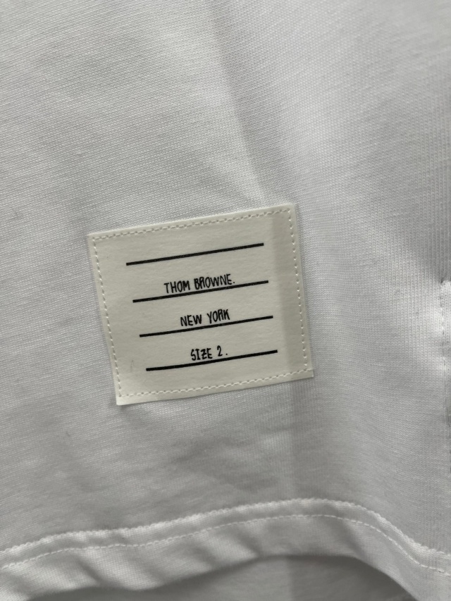 톰브라운 THOMBROWNE 여성 라운드 반팔 T5071