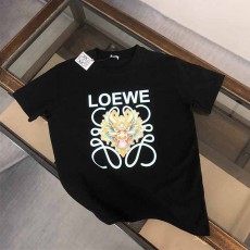 로에베 LOEWE 남성 라운드 반팔 LW0182