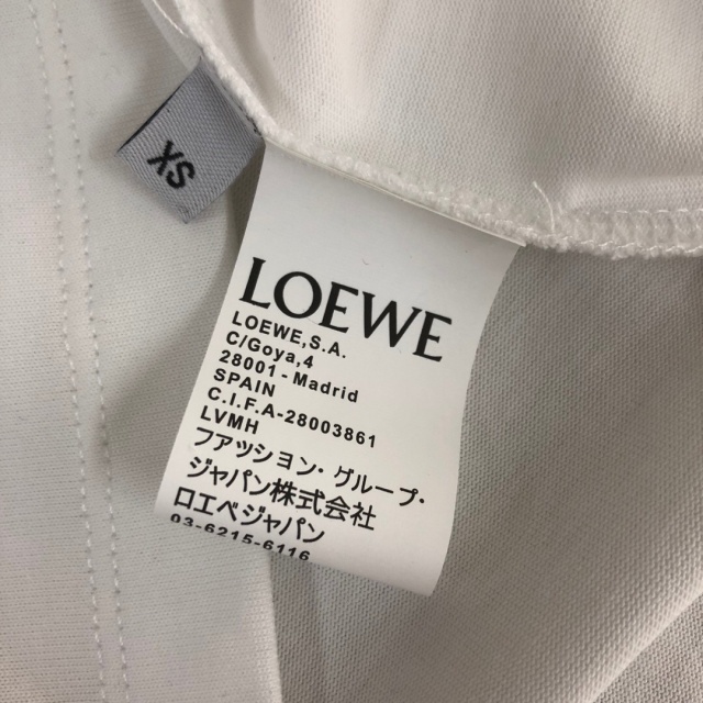 로에베 LOEWE 남성 라운드 반팔 LW0183