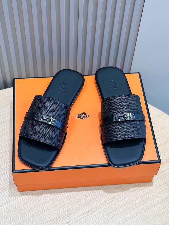 에르메스 HERMES 남성 슬리퍼 H091393