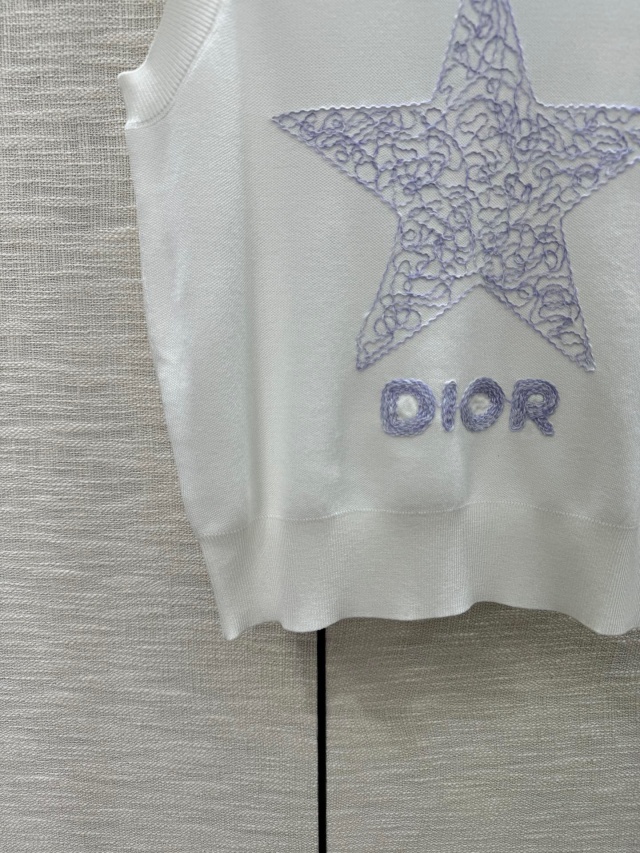 디올 DIOR 여성 니트 반팔 DR375