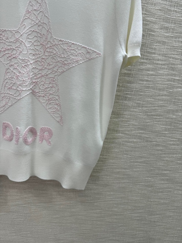 디올 DIOR 여성 니트 반팔 DR376