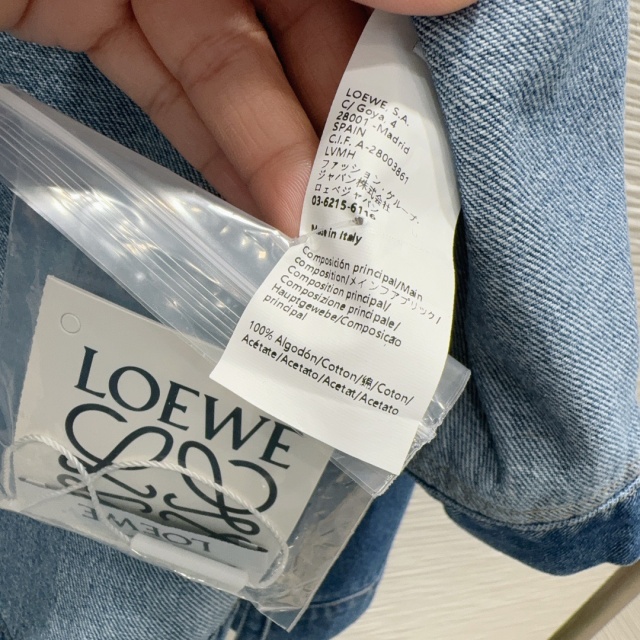 로에베 LOEWE 여성 데님 자켓 LW0212