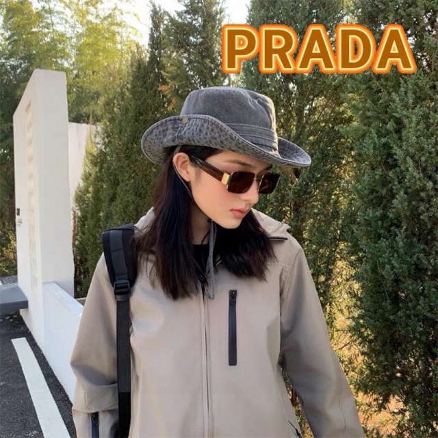 프라다 PRADA 남여공용 벙거지 모자 PR0164