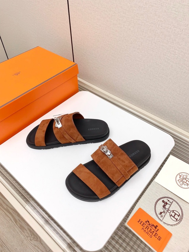 에르메스 HERMES 남여공용 슬리퍼 H091424