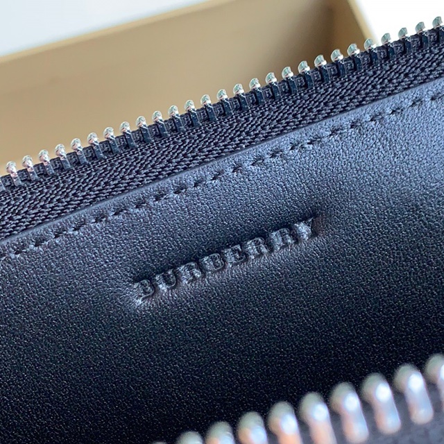 버버리 BURBERRY 남여공용 지퍼라운드 장지갑 BB0414