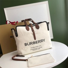 버버리 BURBERRY 라지 소프트 코튼 캔버스 벨트백 BB091