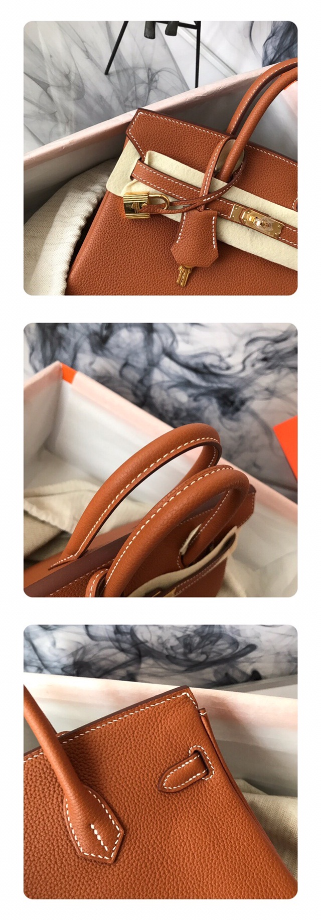 에르메스 HERMES 버킨백 30cm 반수공 H0255