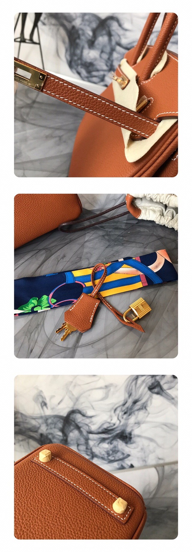 에르메스 HERMES 버킨백 30cm 반수공 H0255