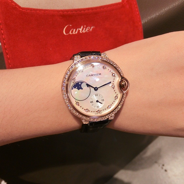 까르띠에 CARTIER 여성 쿼츠 CT034