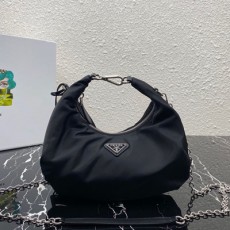 프라다 PRADA 1BH172 리에디션 나일론 호보백 PR01109