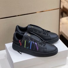 발렌티노 VALENTINO 남여공용  프린트 디테일 오픈 스니커즈 VN0920