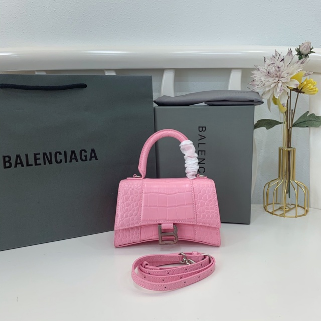 발렌시아가 Balenciaga 아워글라스 미니 탑핸들백 BC0439