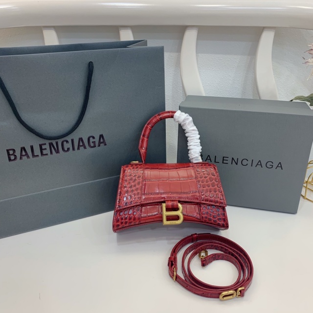 발렌시아가 Balenciaga 아워글라스 미니 탑핸들백 BC0441