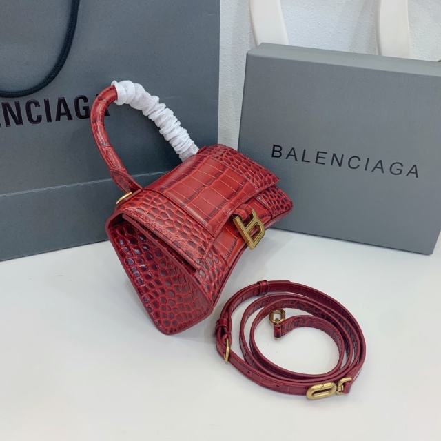 발렌시아가 Balenciaga 아워글라스 미니 탑핸들백 BC0441