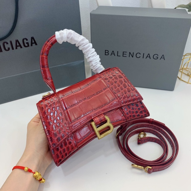 발렌시아가 Balenciaga 아워글라스 미니 탑핸들백 BC0441