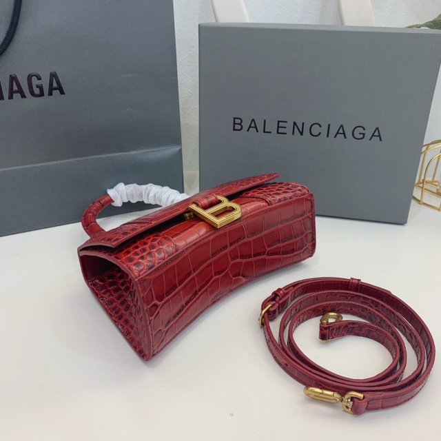 발렌시아가 Balenciaga 아워글라스 미니 탑핸들백 BC0441