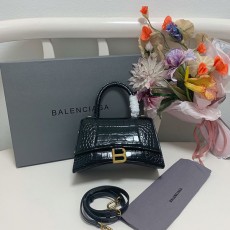 발렌시아가 Balenciaga 아워글라스 스몰 탑핸들백 BC0458