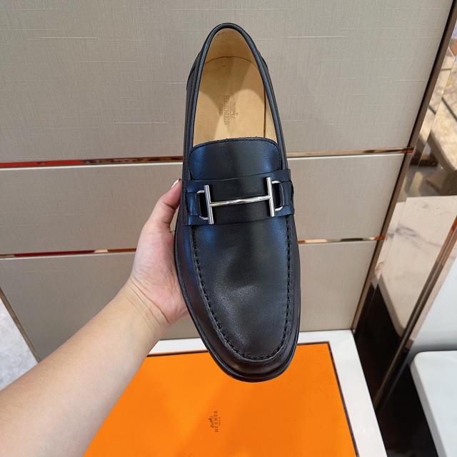 에르메스 HERMES 남성 더비슈즈 H08181