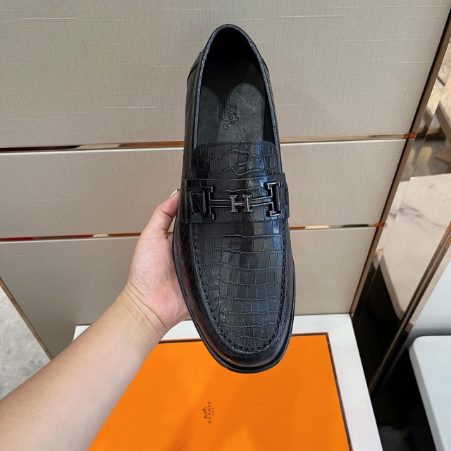 에르메스 HERMES 남성 더비슈즈  H08187