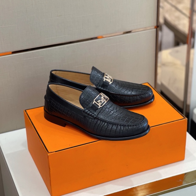 에르메스 HERMES 남성 더비슈즈 H08190