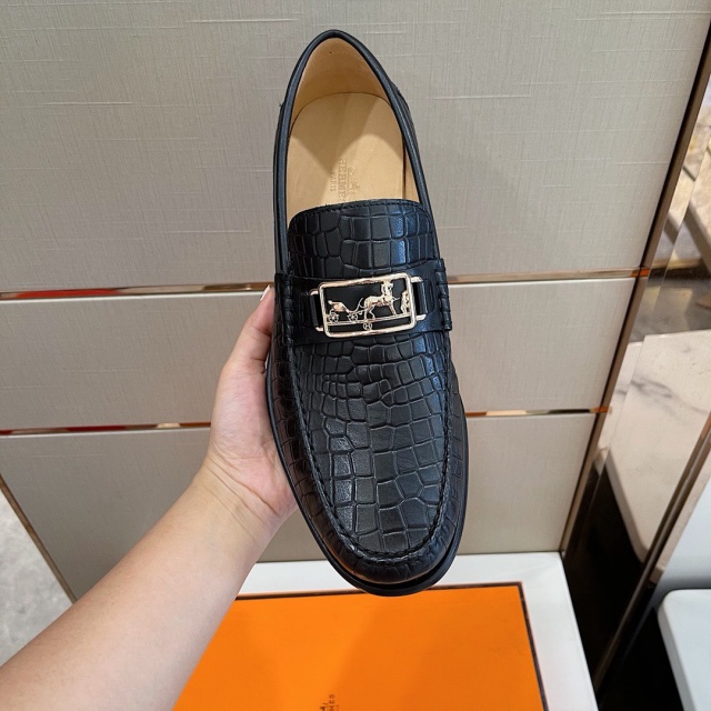 에르메스 HERMES 남성 더비슈즈 H08190