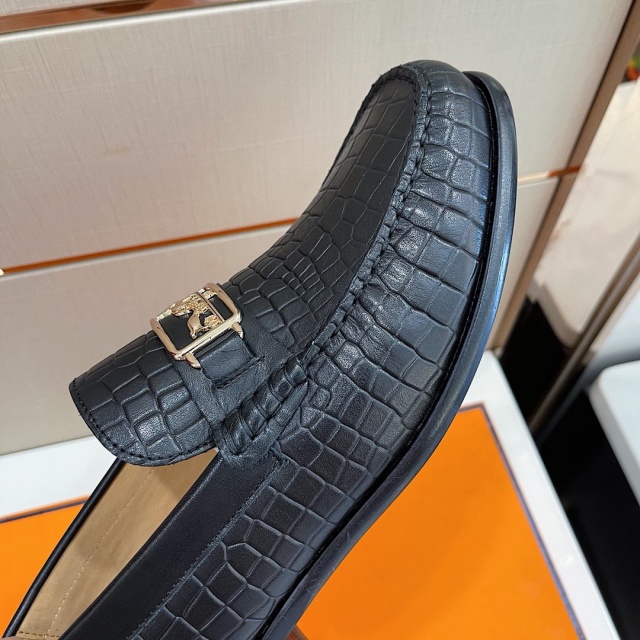 에르메스 HERMES 남성 더비슈즈 H08190