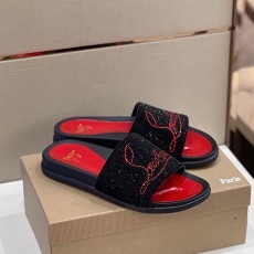 크리스찬 루부탱 CHRISTIAN LOUBOUTIN 남성 슬라이드 슬리퍼 CB209