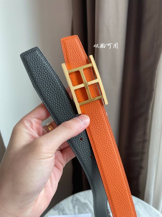 에르메스 HERMES 양면 벨트 H267