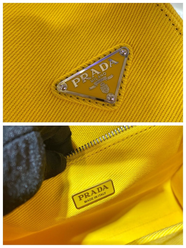 프라다 PRADA 엠보싱 로고 토트백 1BG382 PD0607