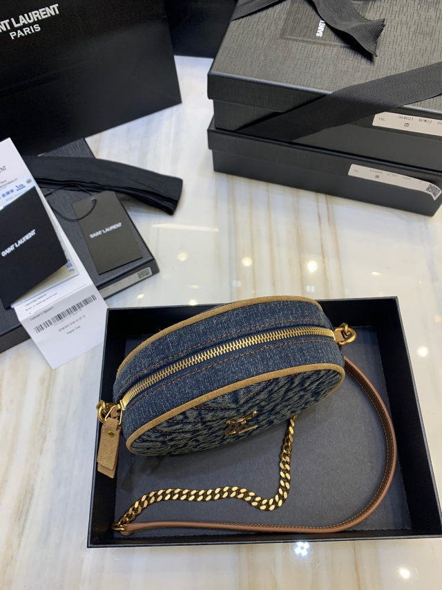 입생로랑 YSL 라운드 탬버린 숄더백 610436 YS158