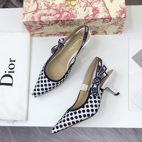 디올 DIOR 여성 슬링백 힐 D1041