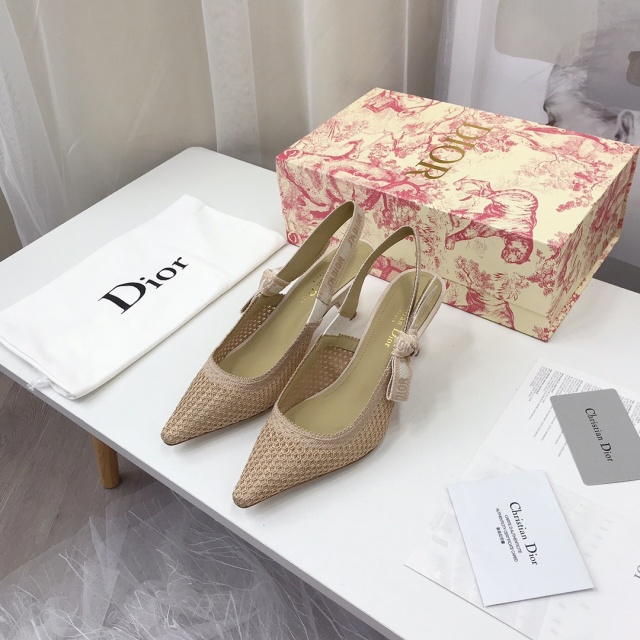 디올 DIOR 여성 슬링백 힐 D1039