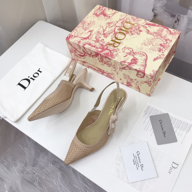 디올 DIOR 여성 슬링백 힐 D1039