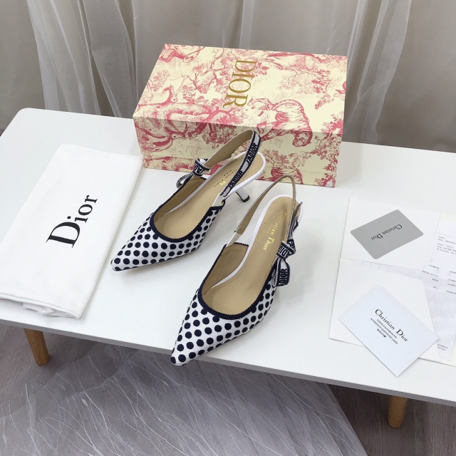 디올 DIOR 여성 슬링백 힐 D1041