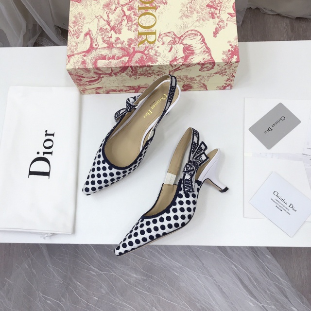 디올 DIOR 여성 슬링백 힐 D1041