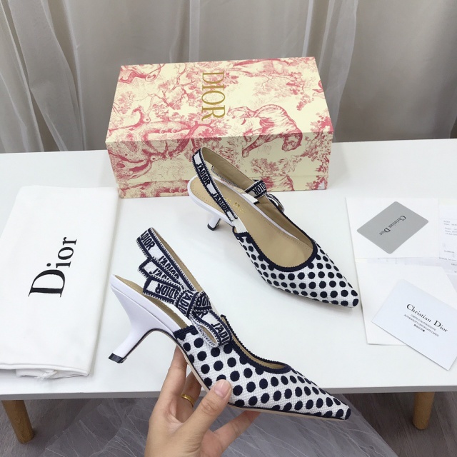 디올 DIOR 여성 슬링백 힐 D1041