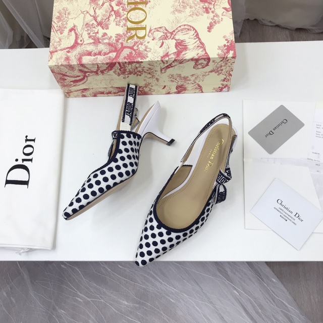 디올 DIOR 여성 슬링백 힐 D1041