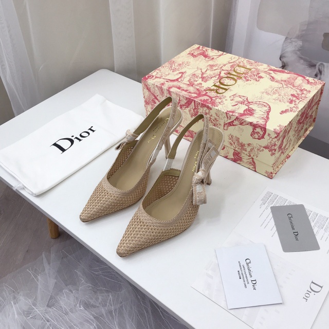 디올 DIOR 여성 슬링백 힐 D1046