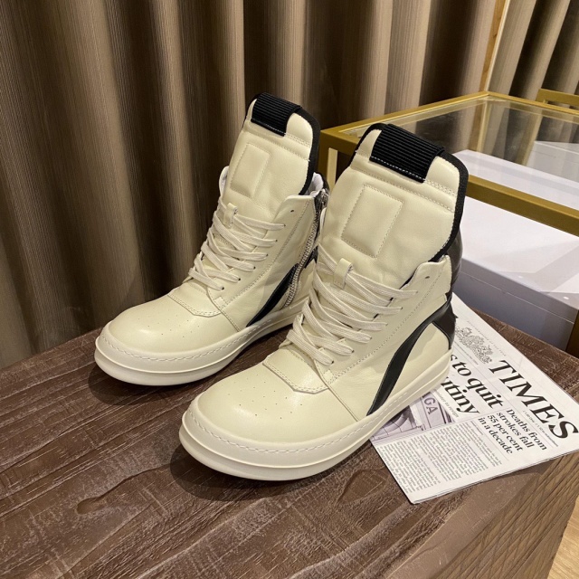 릭오웬스 Rick Owens 남여공용 스니커즈 하이탑 RO107